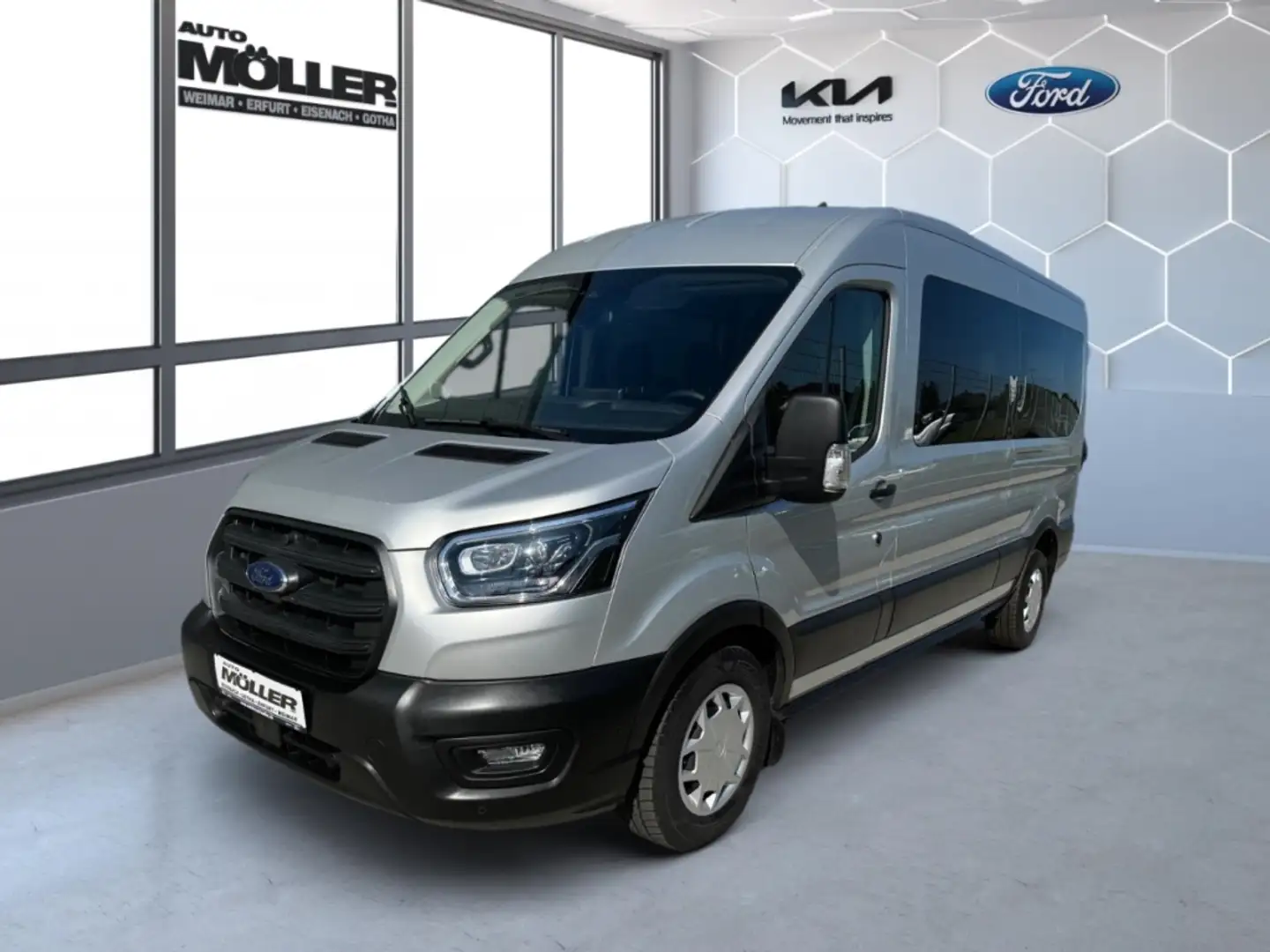 Ford Transit 2.0 Trend 350L3 H2  Bi-Xenon ACC Standheizung Srebrny - 2