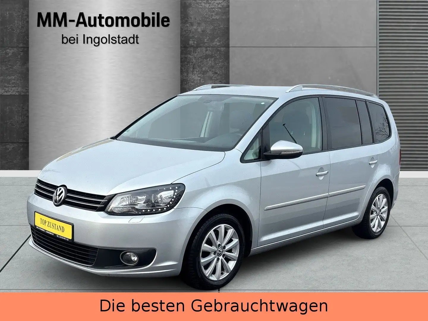 Volkswagen Touran Highline-ZAHNRIEMEN NEU-TÜV-AUTOMATIK-TOP Argent - 1