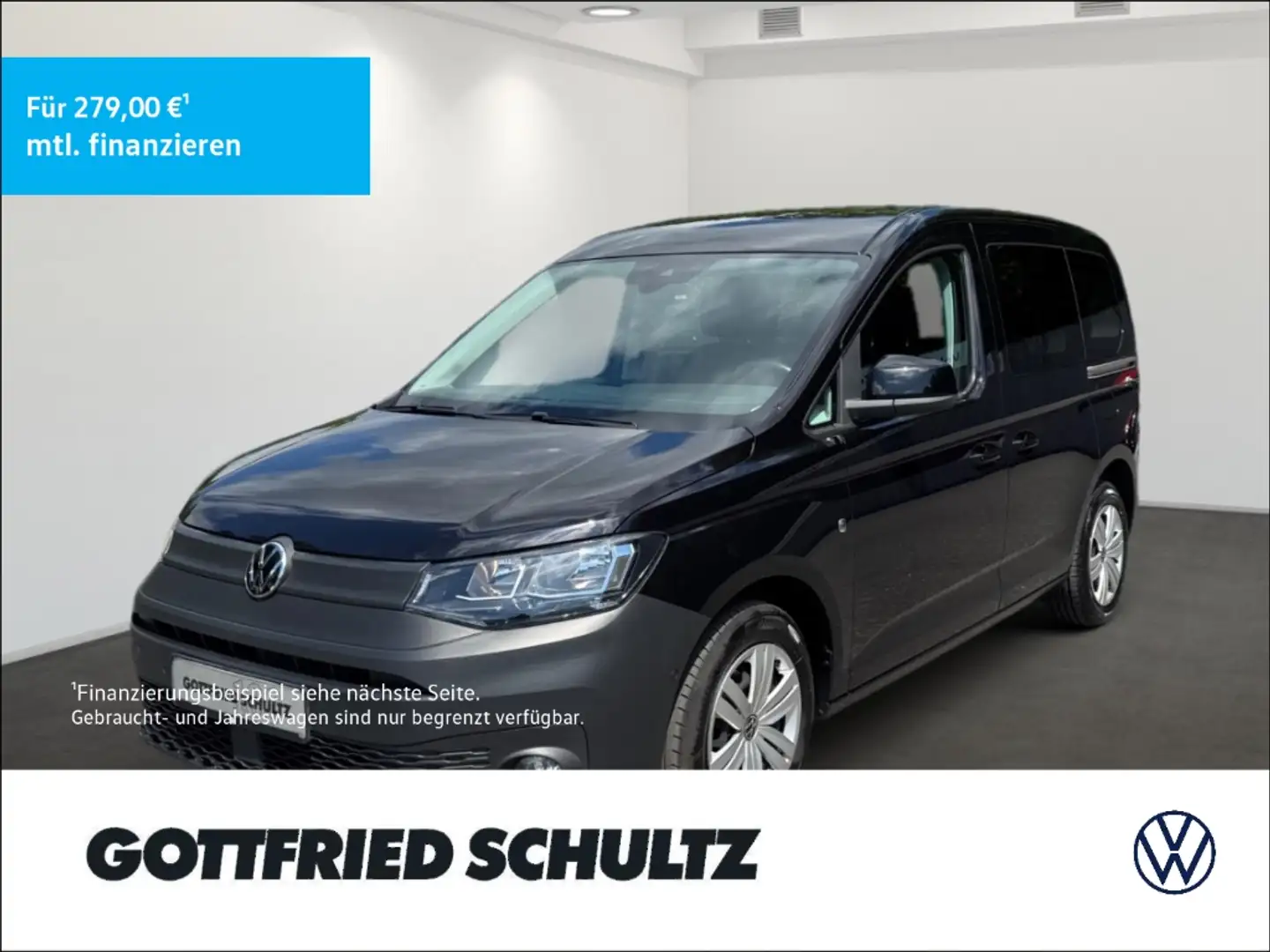 Volkswagen Caddy 2.0 TDI DSG NAVI KAM SHZ PDC ZV Noir - 1