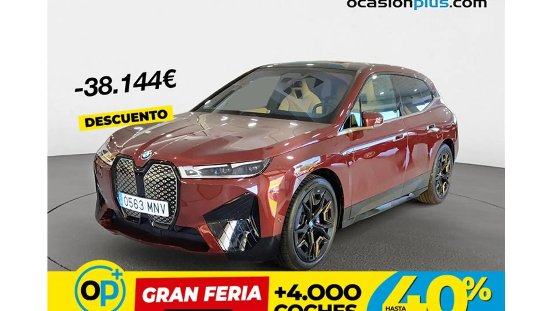 BMW iX M60 Rojo - 1