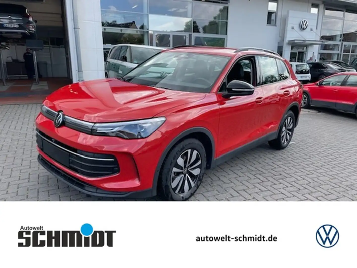 Volkswagen Tiguan 1.5 eTSI DSG Goal R-Kamera AHK ACC SideAssist N... Rot - 1