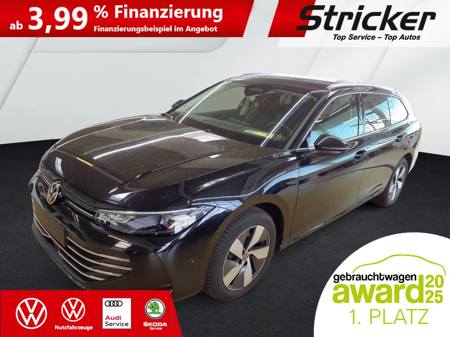 Volkswagen Passat Variant Business 2.0TDI DSG 299,-ohne Anzahlung Navi AHK Schwarz - 2
