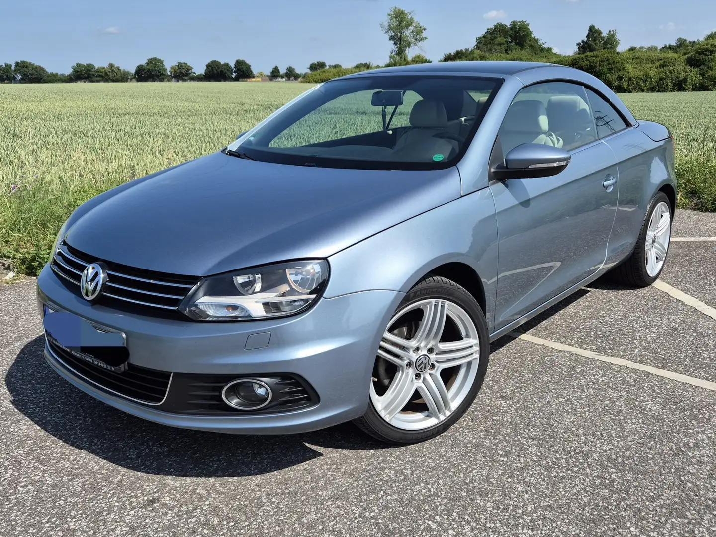 Volkswagen Eos Eos 1.4 TSI + LEDER + 8xAlu + Windschott Blue - 1