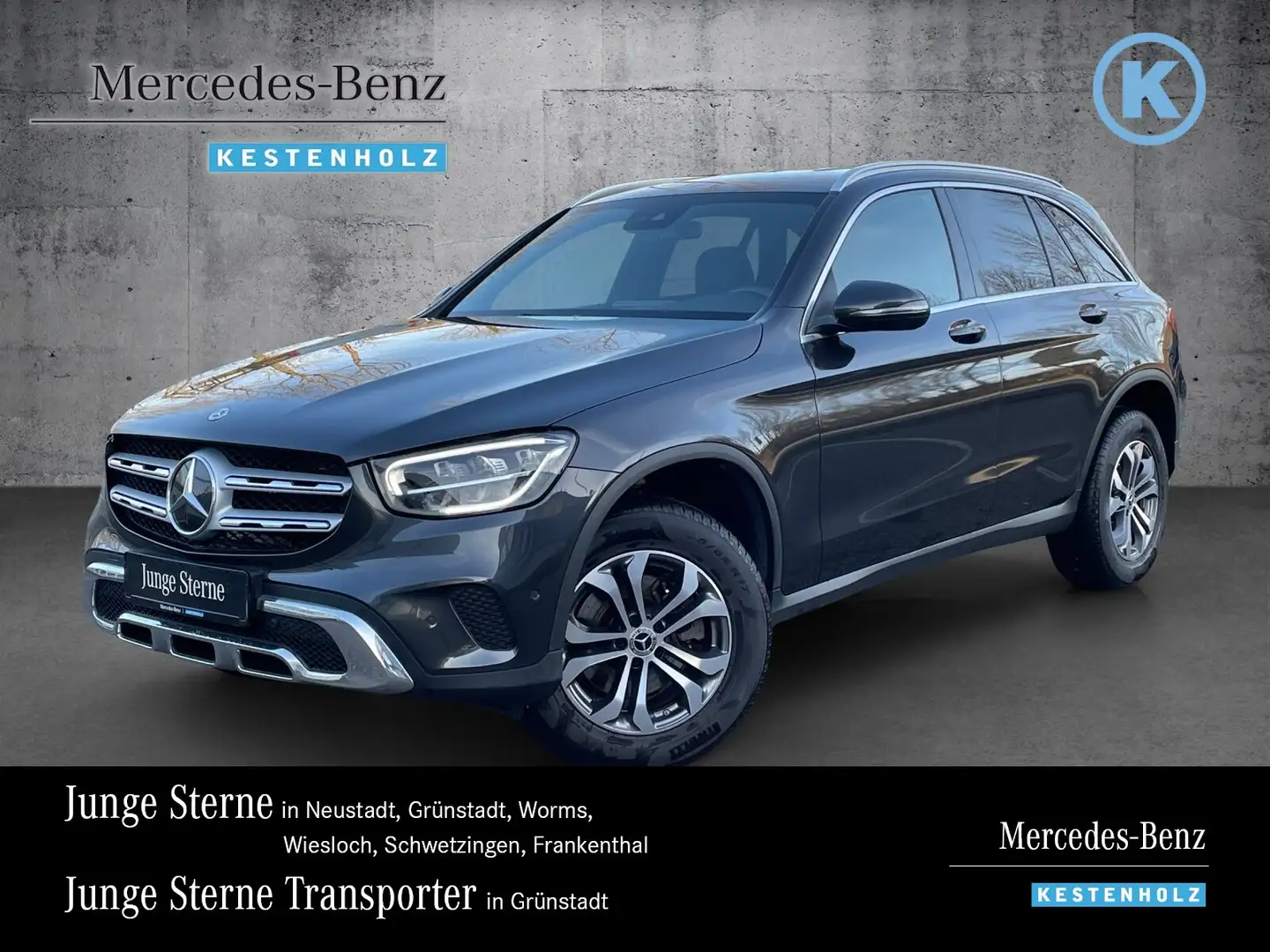 Mercedes-Benz GLC 200 GLC 200 4M AHK+STANDHZ+EASYP+KAM+SPUR/BREMS+LED Grigio - 1