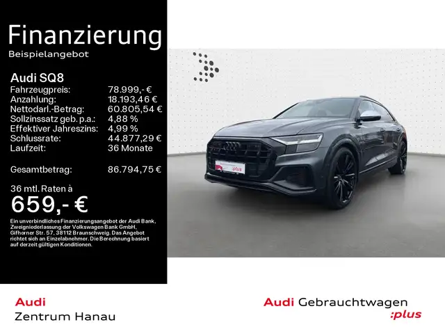 Audi SQ8 V8 TFSI *PANO*AHK*23 ZOLL*B&O*STANDHZG*LUFT*
