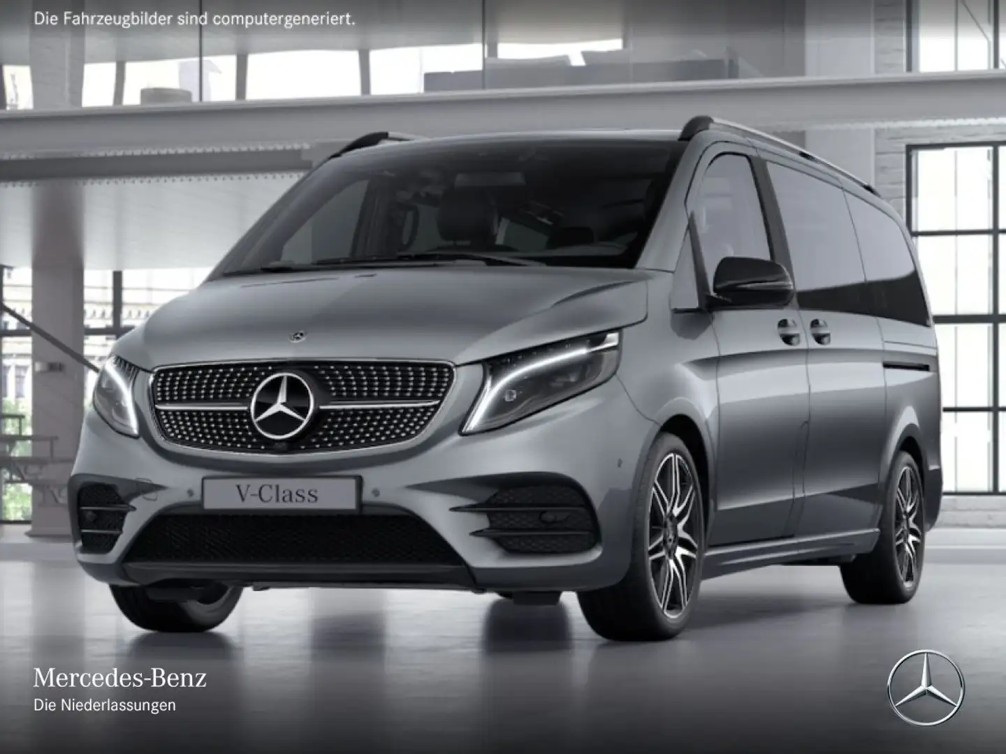 Mercedes-Benz V 220 d EDITION+AMG+9G+AHK+LED+Kamera+MBUX+Navi Grau - 2