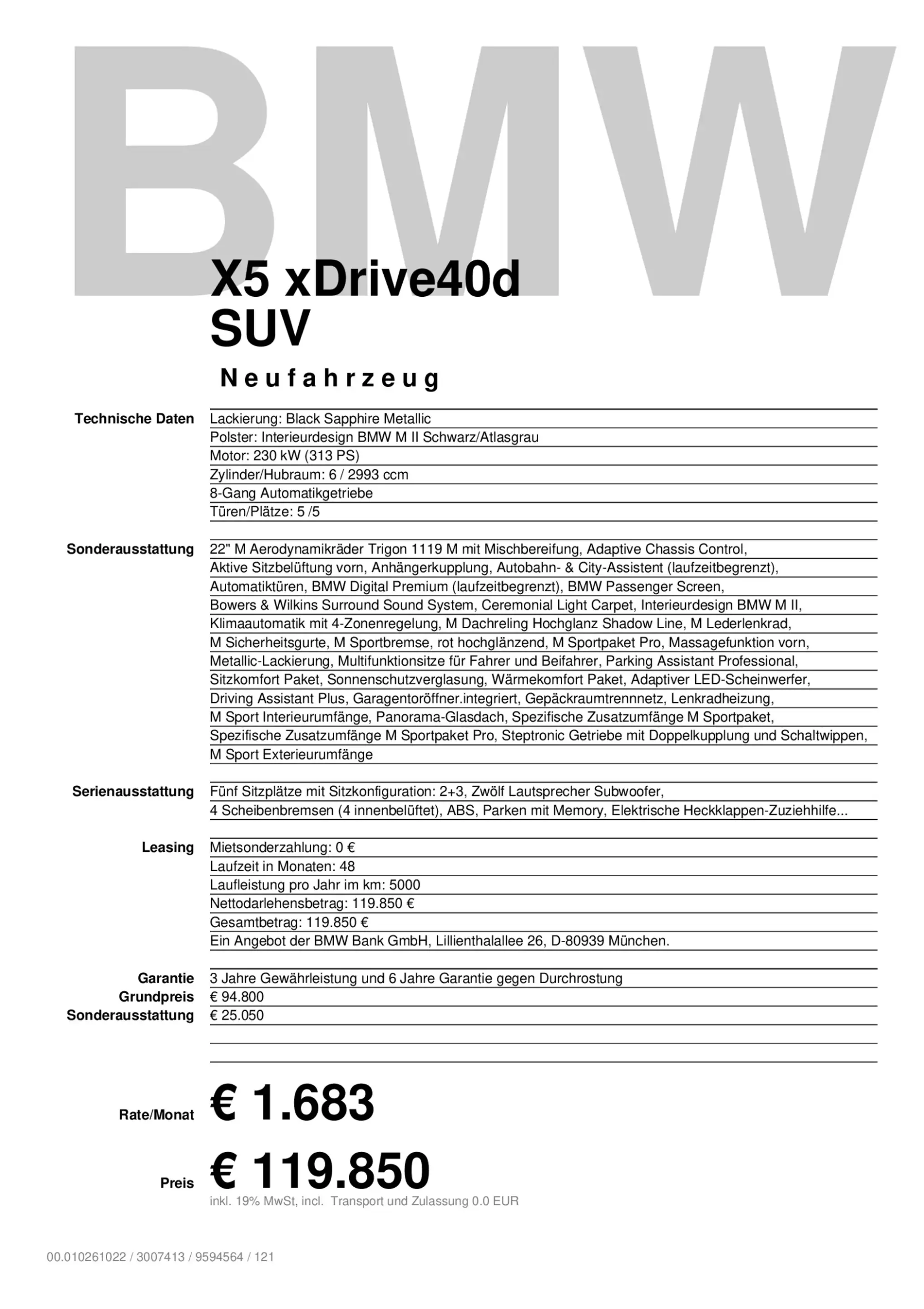 BMW X5 xDrive40d M Sportpaket Pro+AHK+DAPlus+B&W — photo 5