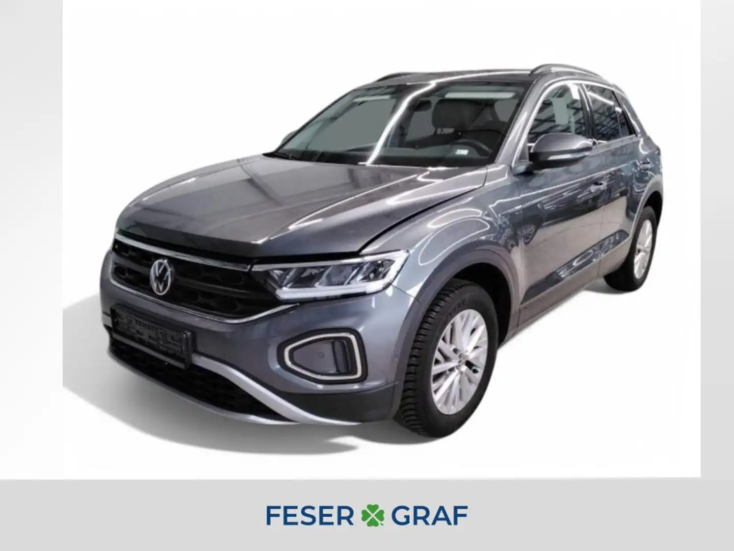 Volkswagen T-Roc Life 1.0 TSI LED/Sitzhzg./App-Connect/Park Assist Grau - 1