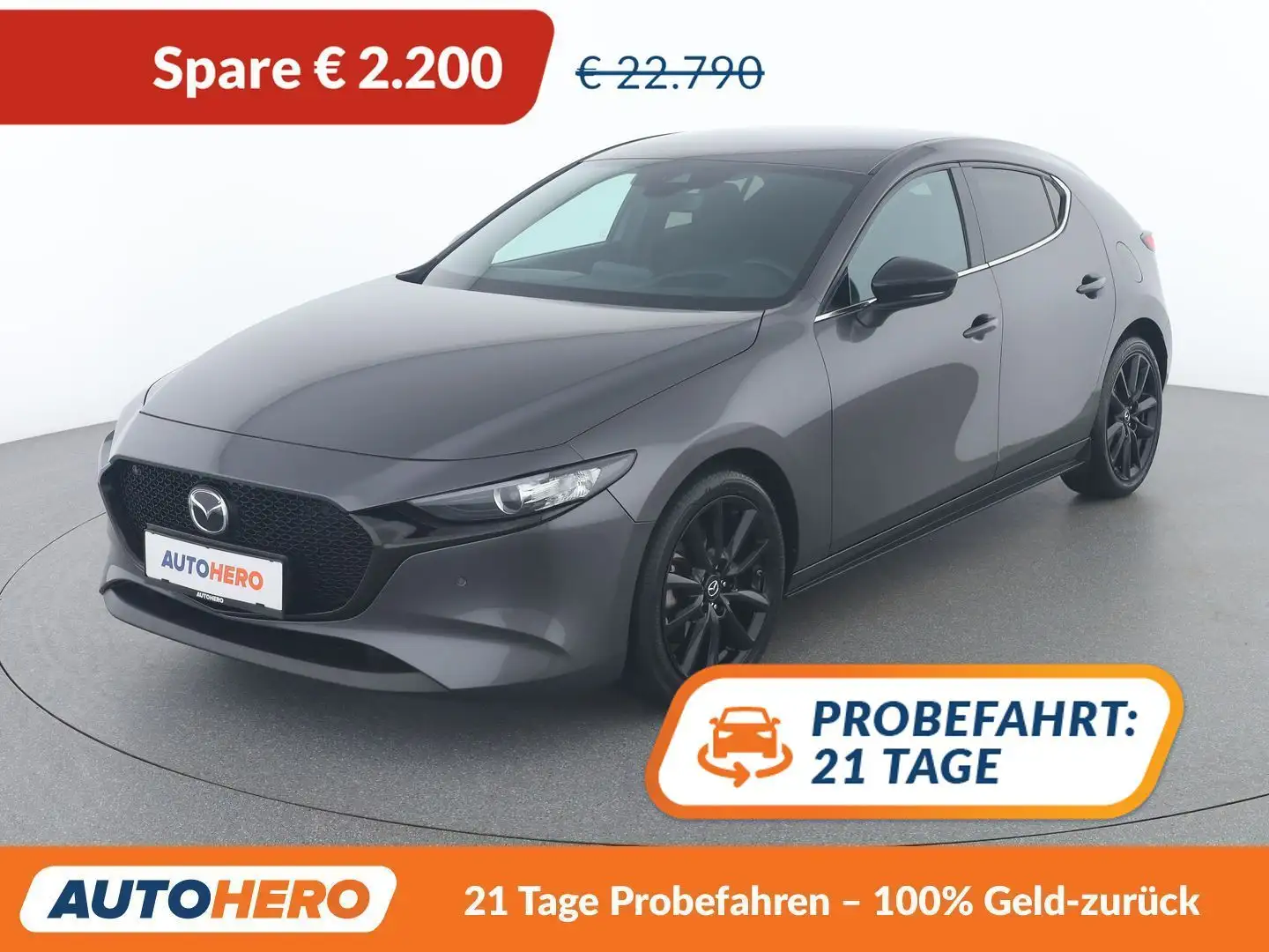 Mazda 3 2.0 Skyactiv-G Mild-Hybrid Homura Grau - 1