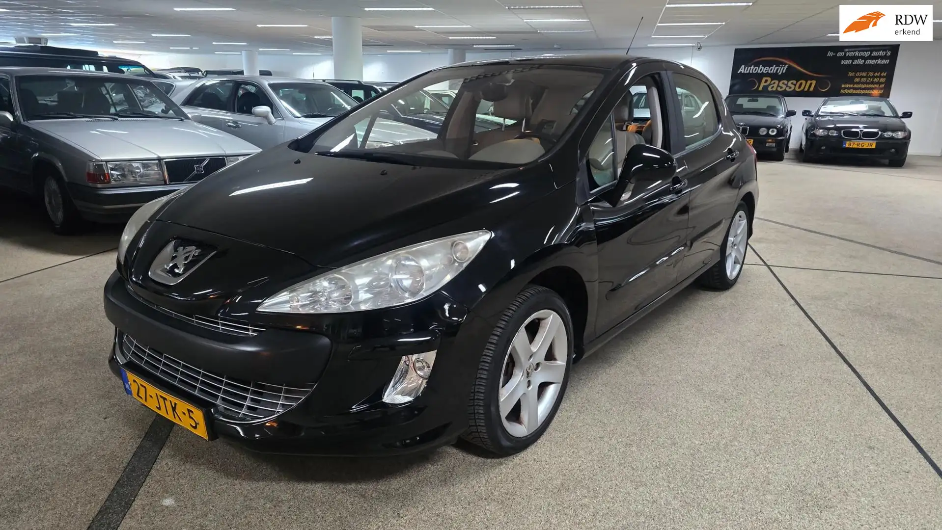 Peugeot 308 1.6 THP XT leren bekleding zeer netjes Schwarz - 1