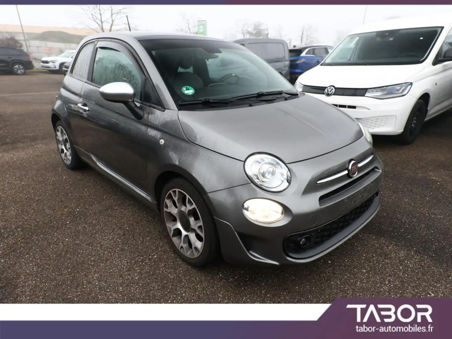 Fiat 500 0.9 TwinAir 85 RockStar Pano GPS PDC Gris - 2