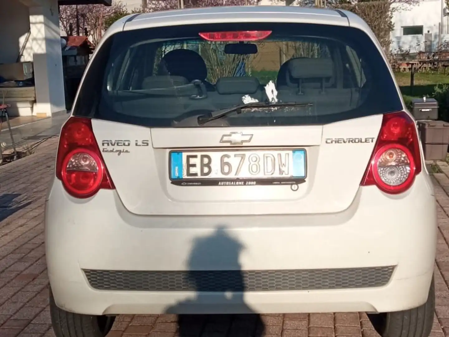 Chevrolet Aveo Aveo 2009 5p 1.2 LS c/clima ecologic Gpl Bianco - 1
