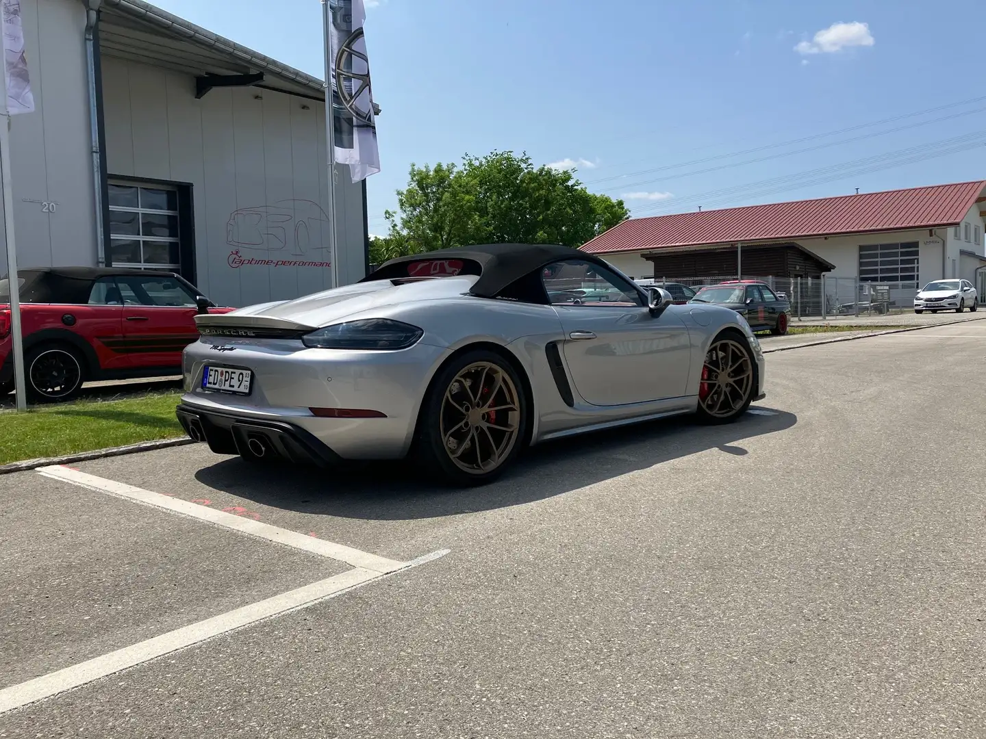 Porsche 718 Spyder Argintiu - 2