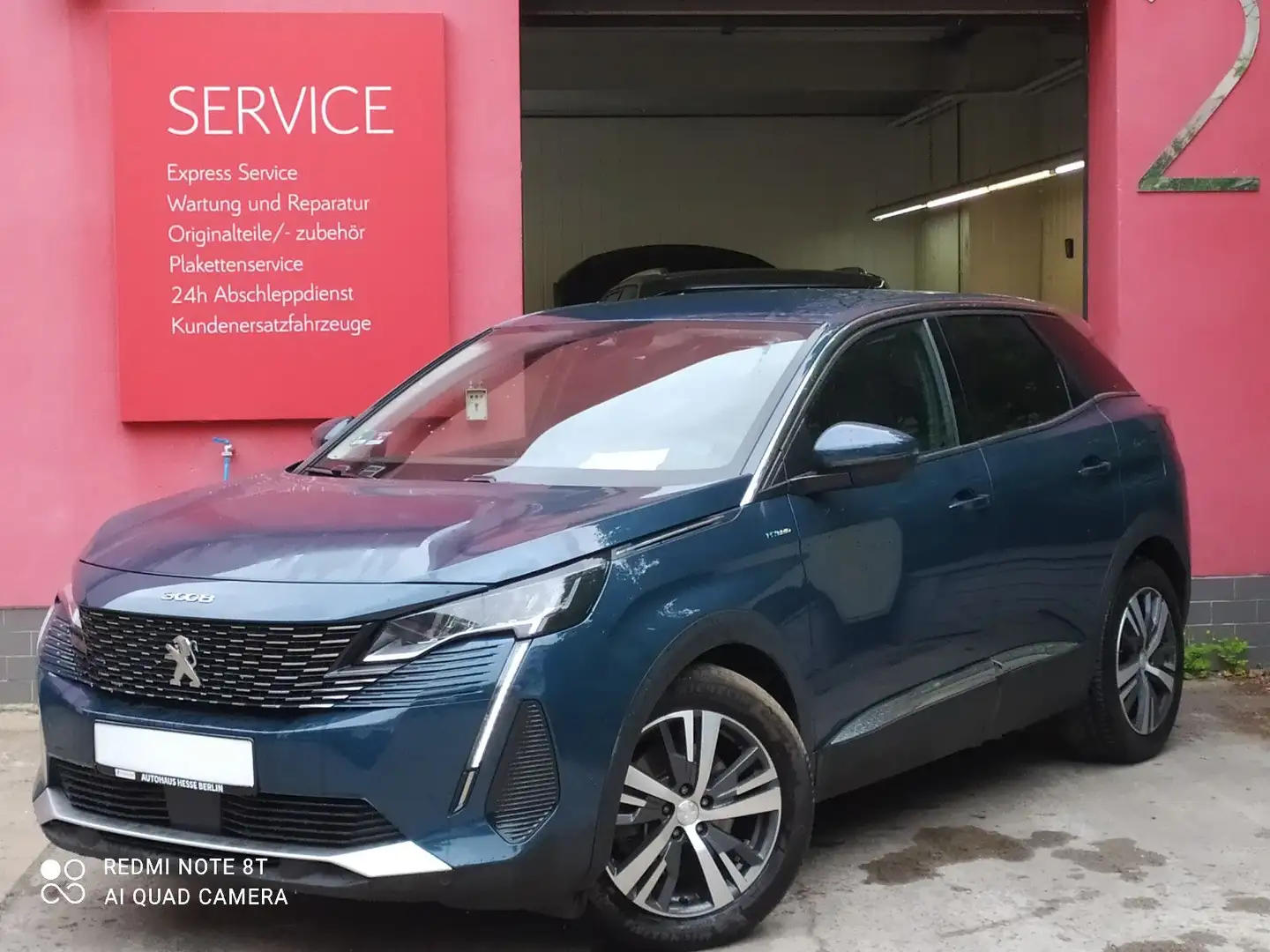 Peugeot 3008 Hybrid 225 Allure *Kamera*Navi* Blauw - 1