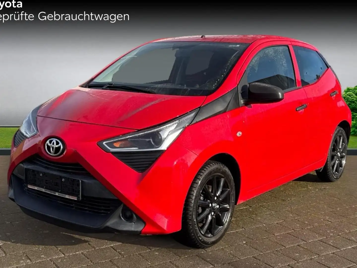 Toyota Aygo x X-business-Paket Klima Zentralverrieglung Radio Rot - 1