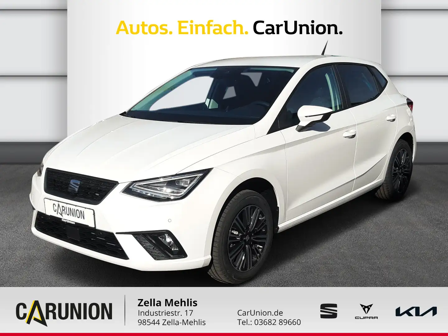 SEAT Ibiza Style 1.0 TSI DSG *KLIMA*NAVI*KAMERA*SITZH Weiß - 1
