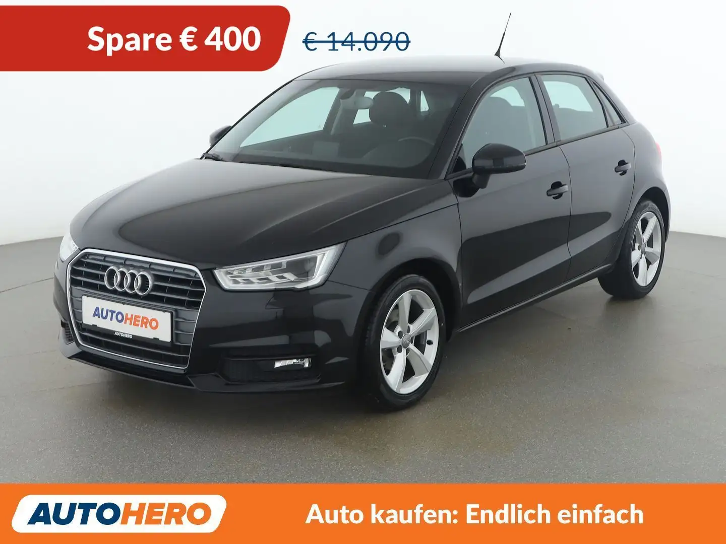 Audi A1 1.0 TFSI Intense Schwarz - 1
