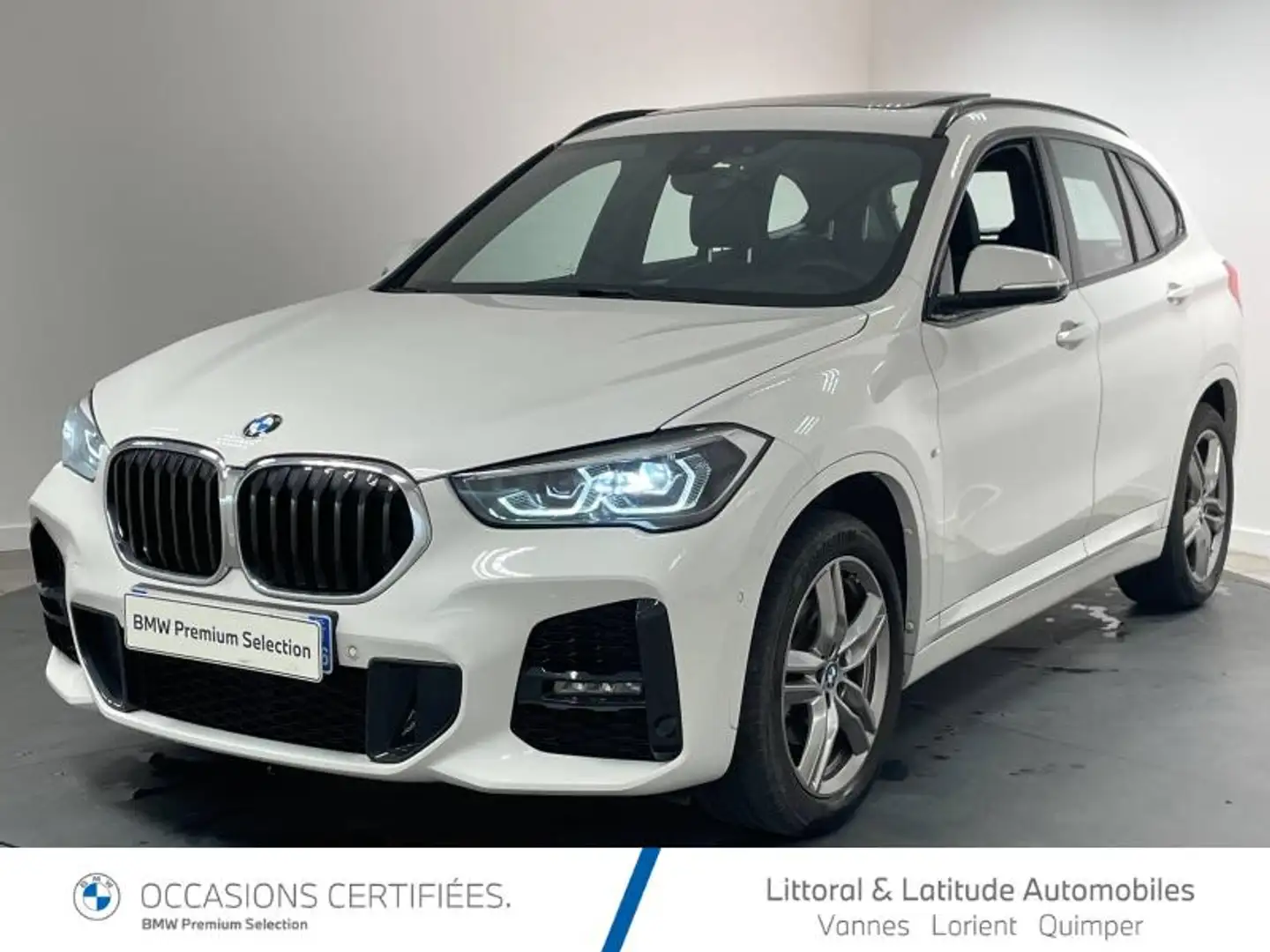 BMW X1 sDrive18iA 136ch M Sport DKG7 Blanc - 1