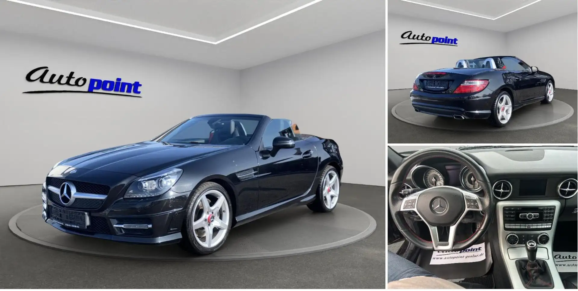 Mercedes-Benz SLK 200 AMG Line Xenon Leder Schwarz - 1