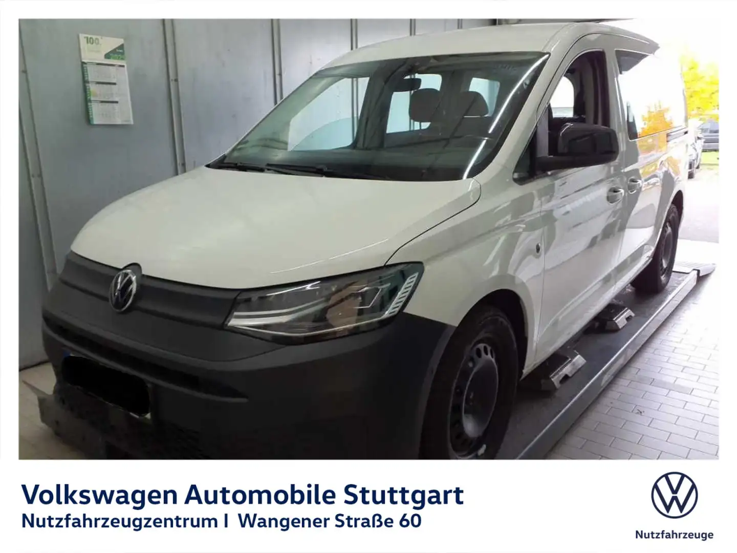 Volkswagen Caddy 2.0 TDI Euro 6d ISC FCM LED Navi AHK Weiß - 2