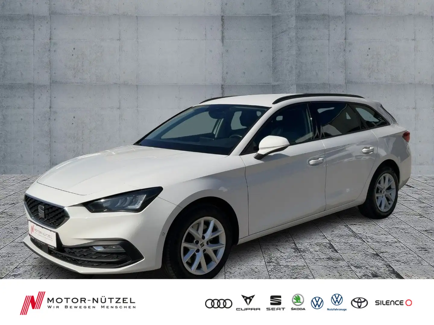 SEAT Leon ST 2.0 TDI DSG STYLE LED+NAVI+ACC+2xPDC+SHZ Weiß - 1