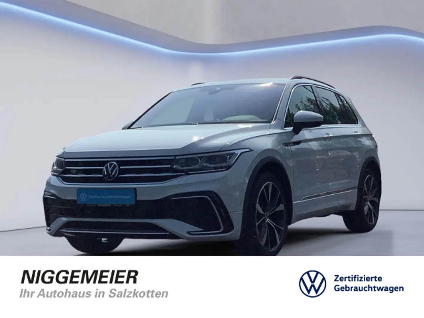 Volkswagen Tiguan 2.0TDI DSG R-LINE PANO+STANDHZG+MATRIX-LE Weiß - 1