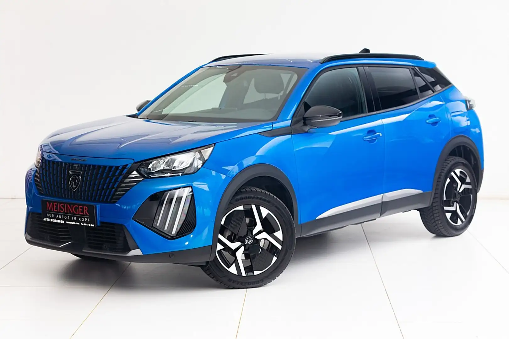Peugeot 2008 PureTech 100 S&S Allure 6-Gang-Manuell Blau - 1