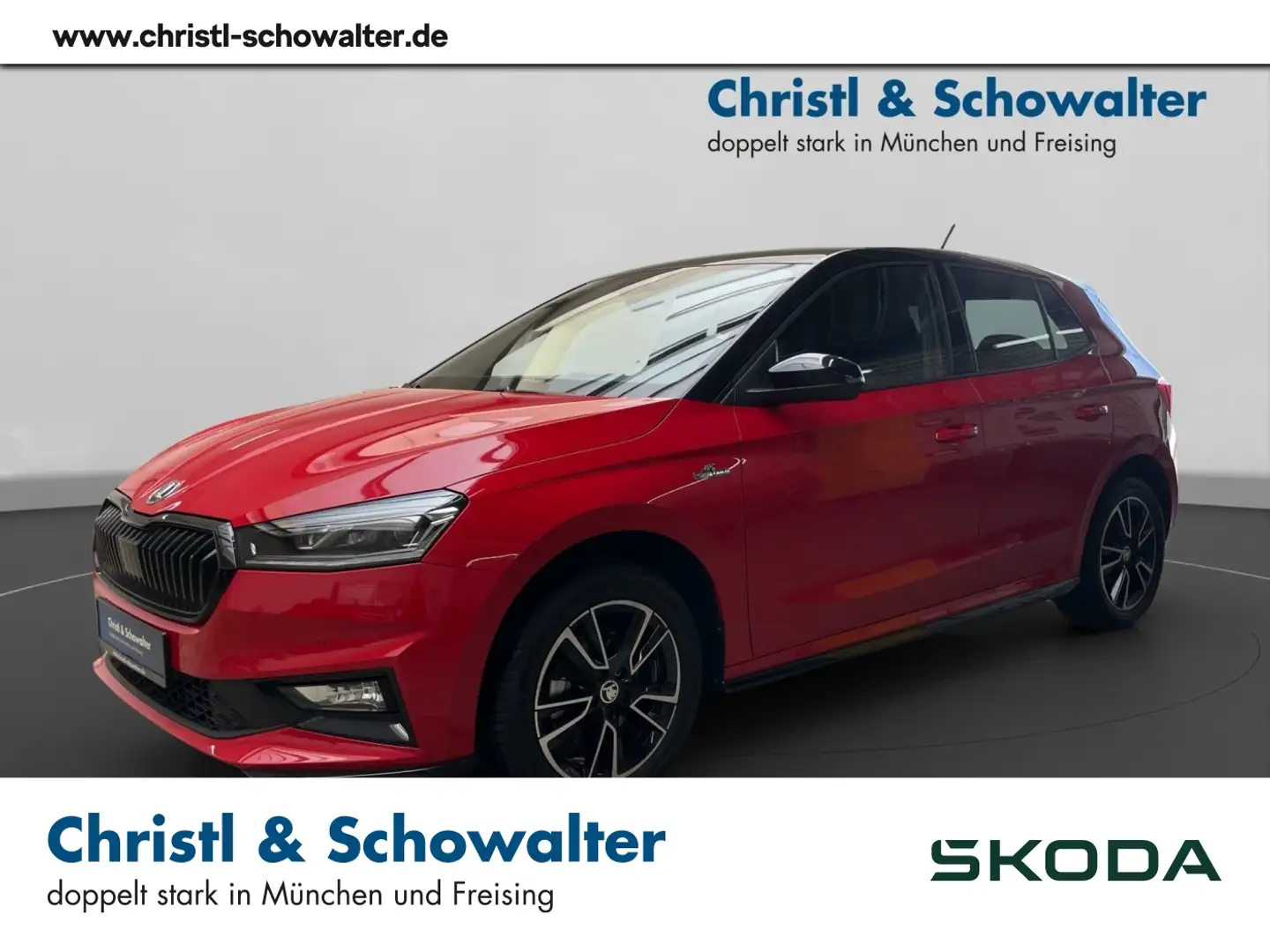 Skoda Fabia 1.0TSI DSG Monte Carlo LED NAVI ACC RFK Rot - 1