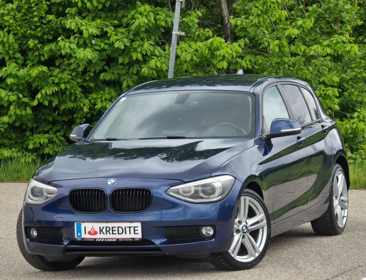 BMW 116 116 d Top* Tempomat*Wenig KM*Einparkhilfe sensoren Azul - 1