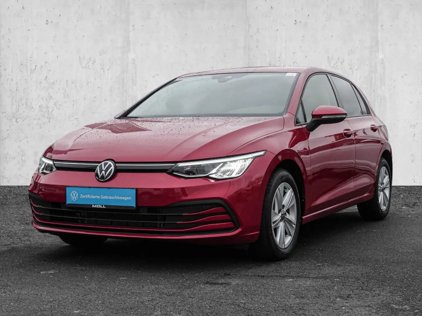 Volkswagen Golf 1.0 eTSI DSG Life NAVI LM ACC PDC DYNLI Червоний - 2