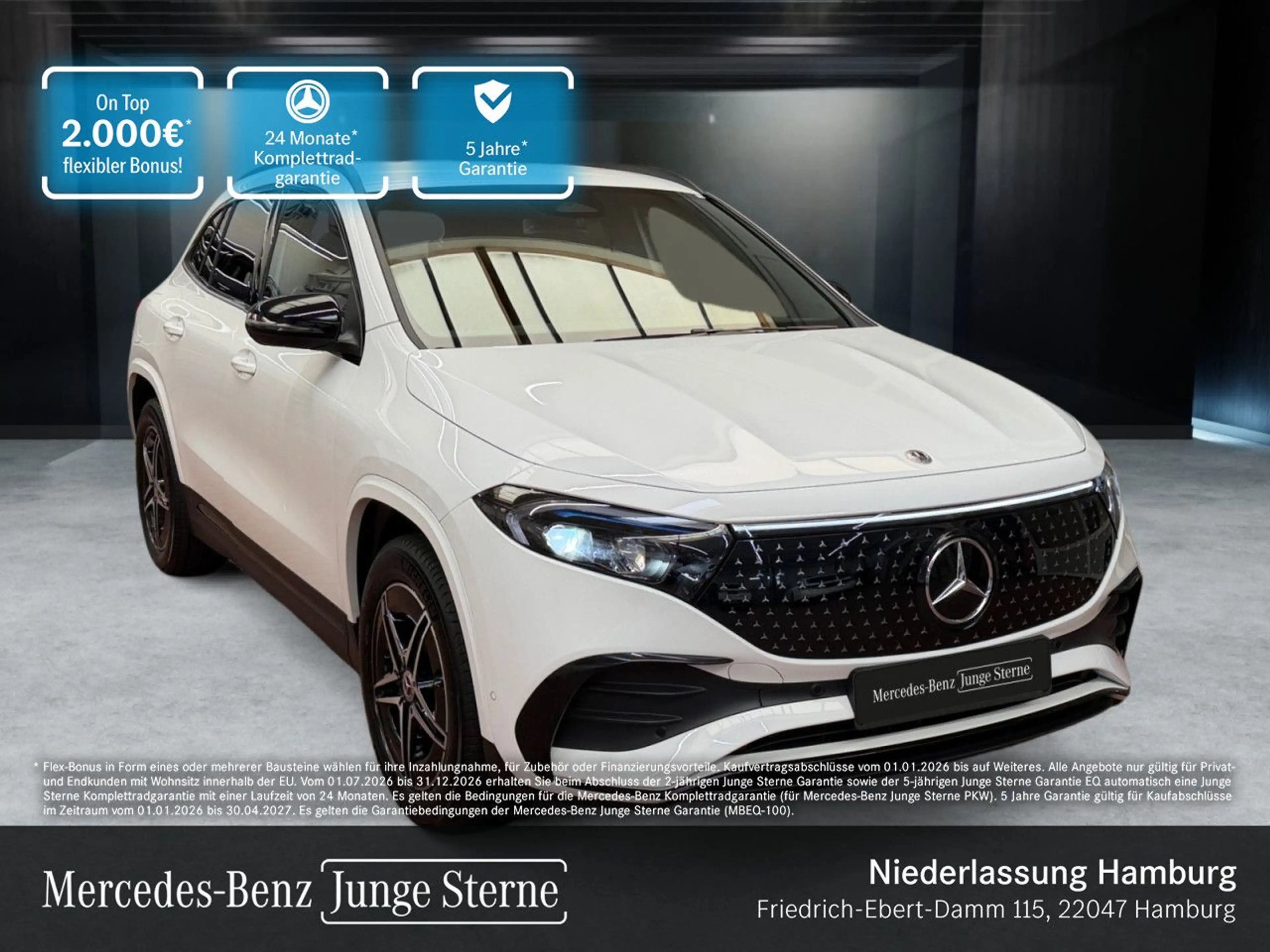 Mercedes-Benz EQA 300 4M AMG+NIGHT+ADVANCED+AHK+KAMERA+SPUR