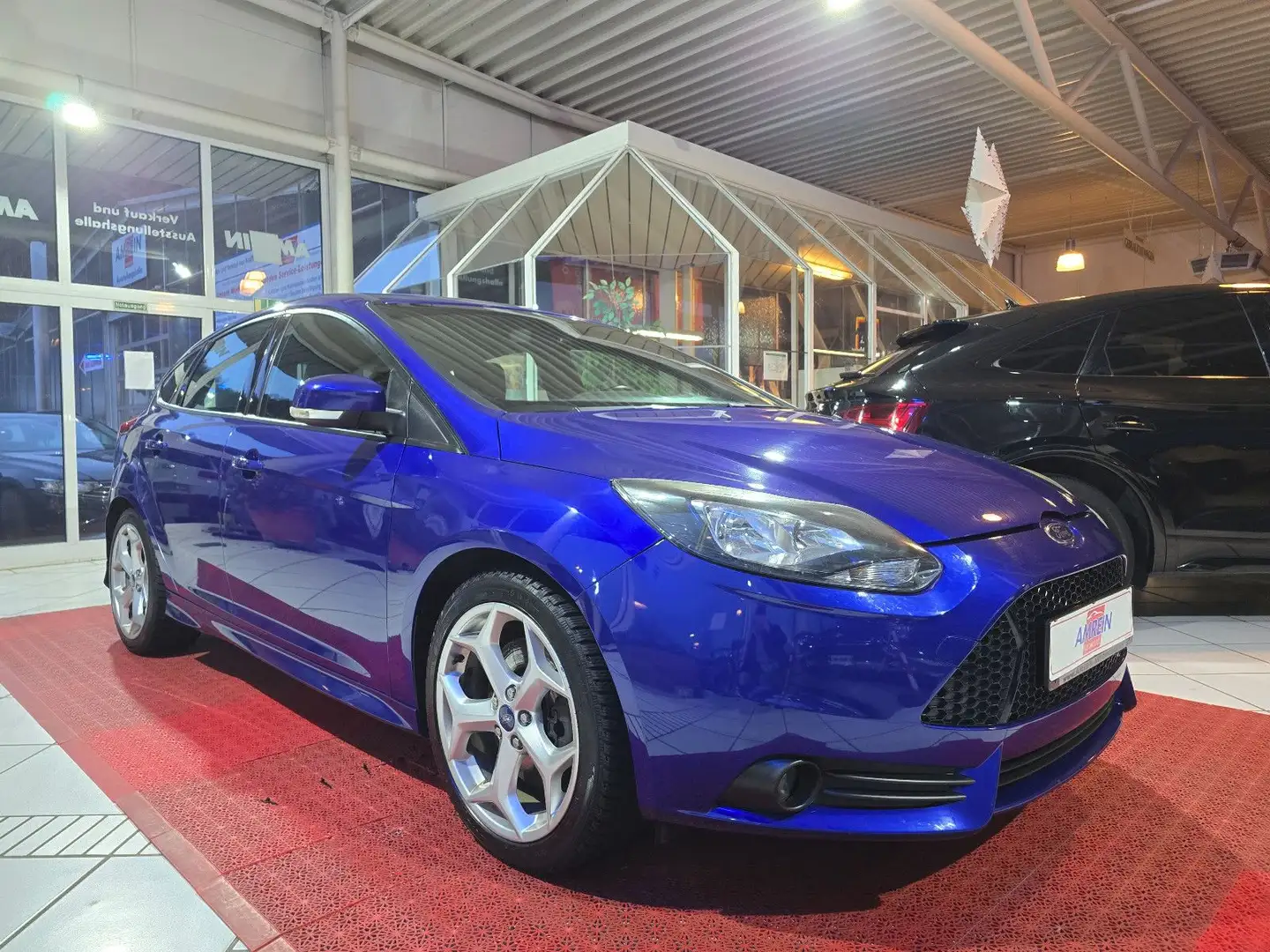 Ford Focus ST+RECARO-SPORTSITZE+SHZ+KLIMA+08/27-TÜV+ Bleu - 1