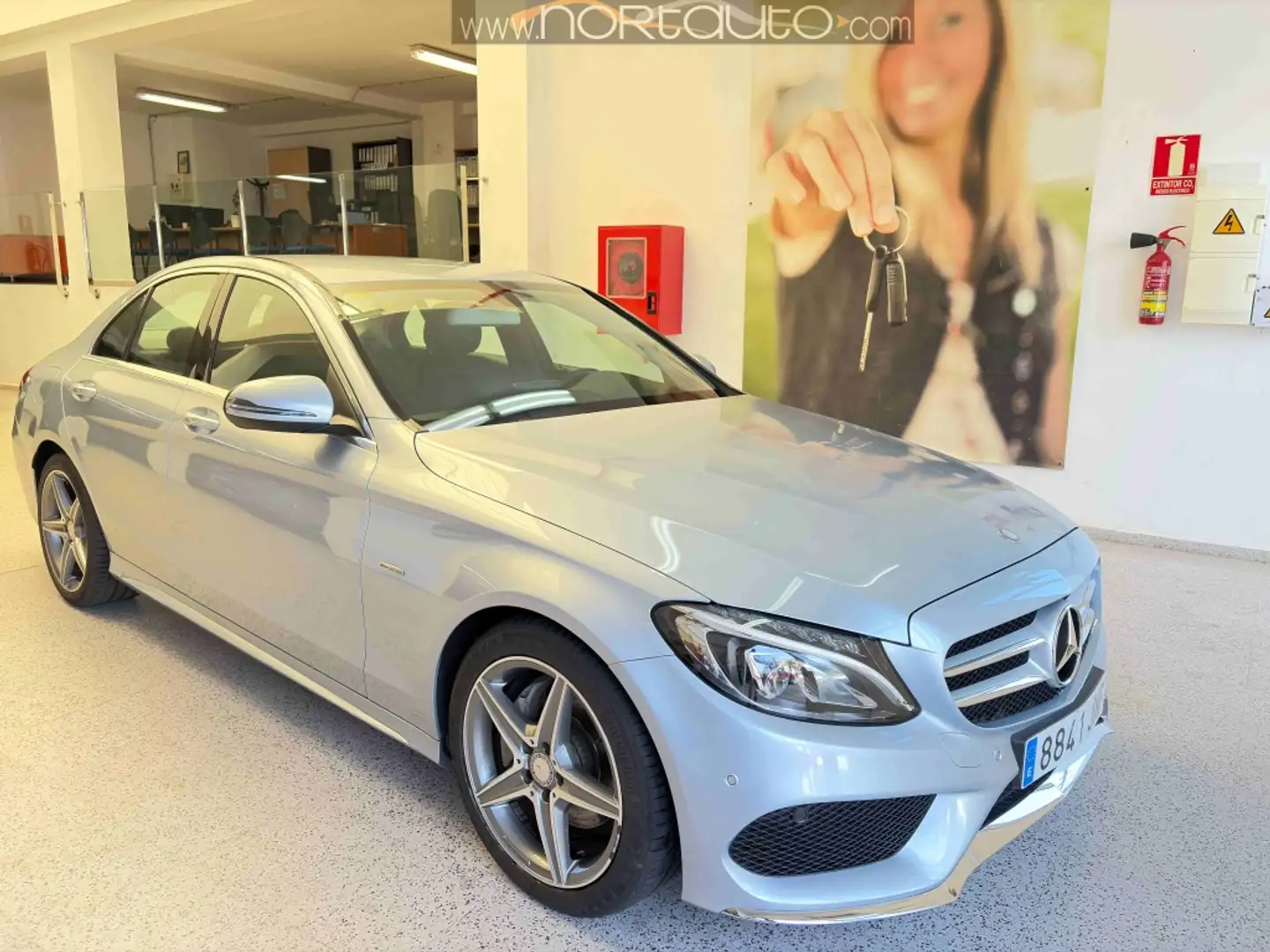 Mercedes-Benz C 220 220d 7G Plus Plateado - 1