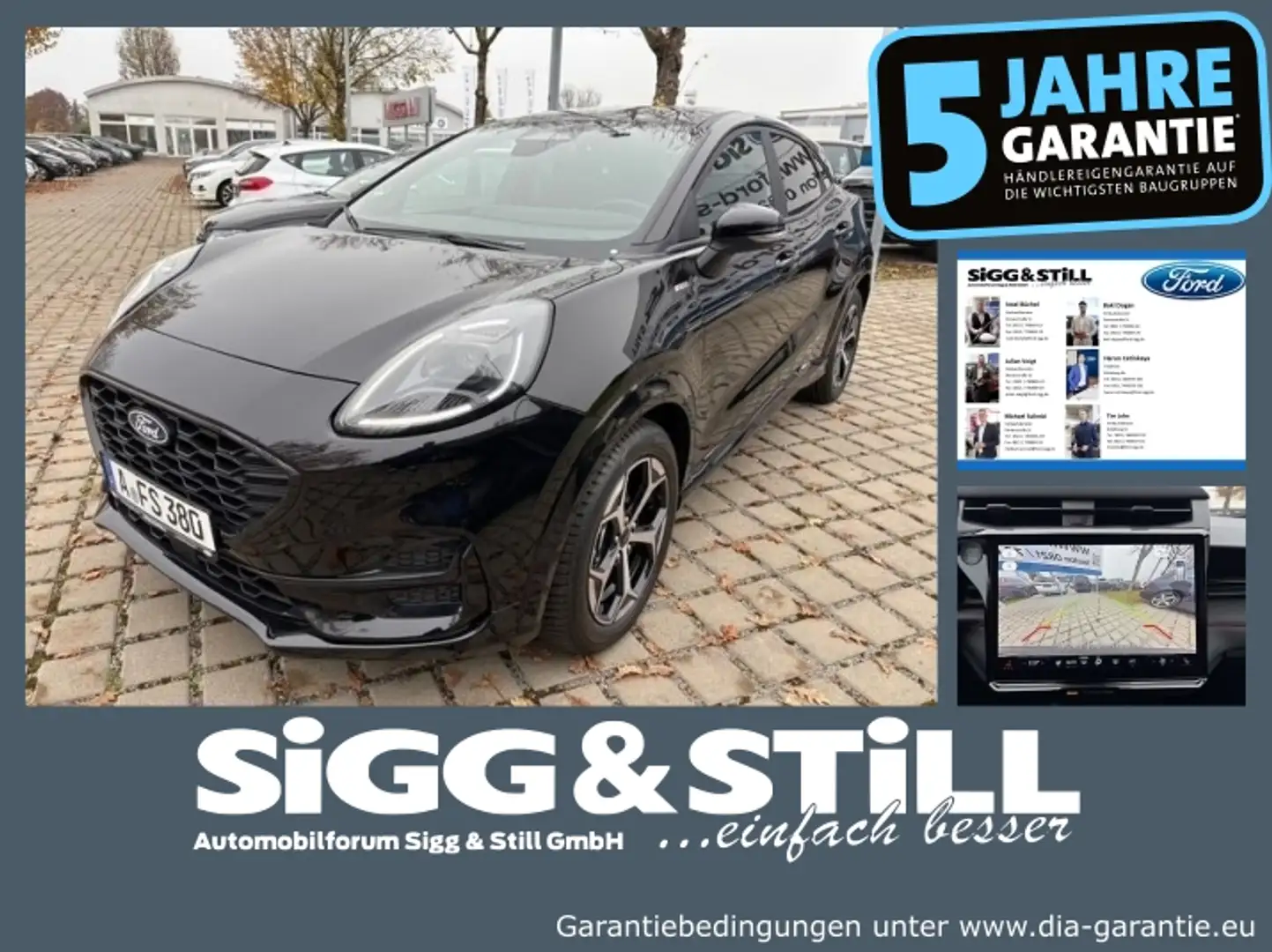 Ford Puma ST-Line 1.0 AT NAV*IACC*360°*SHZ*LED*BLIS Negro - 1