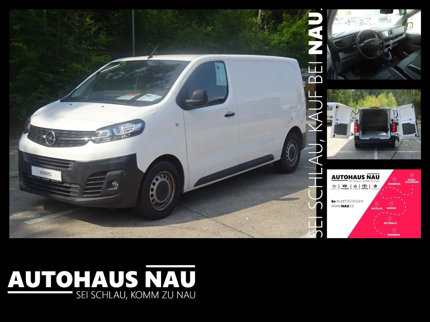 Opel Vivaro Cargo M 1.5 Edition mit Standheizung! Weiß - 1