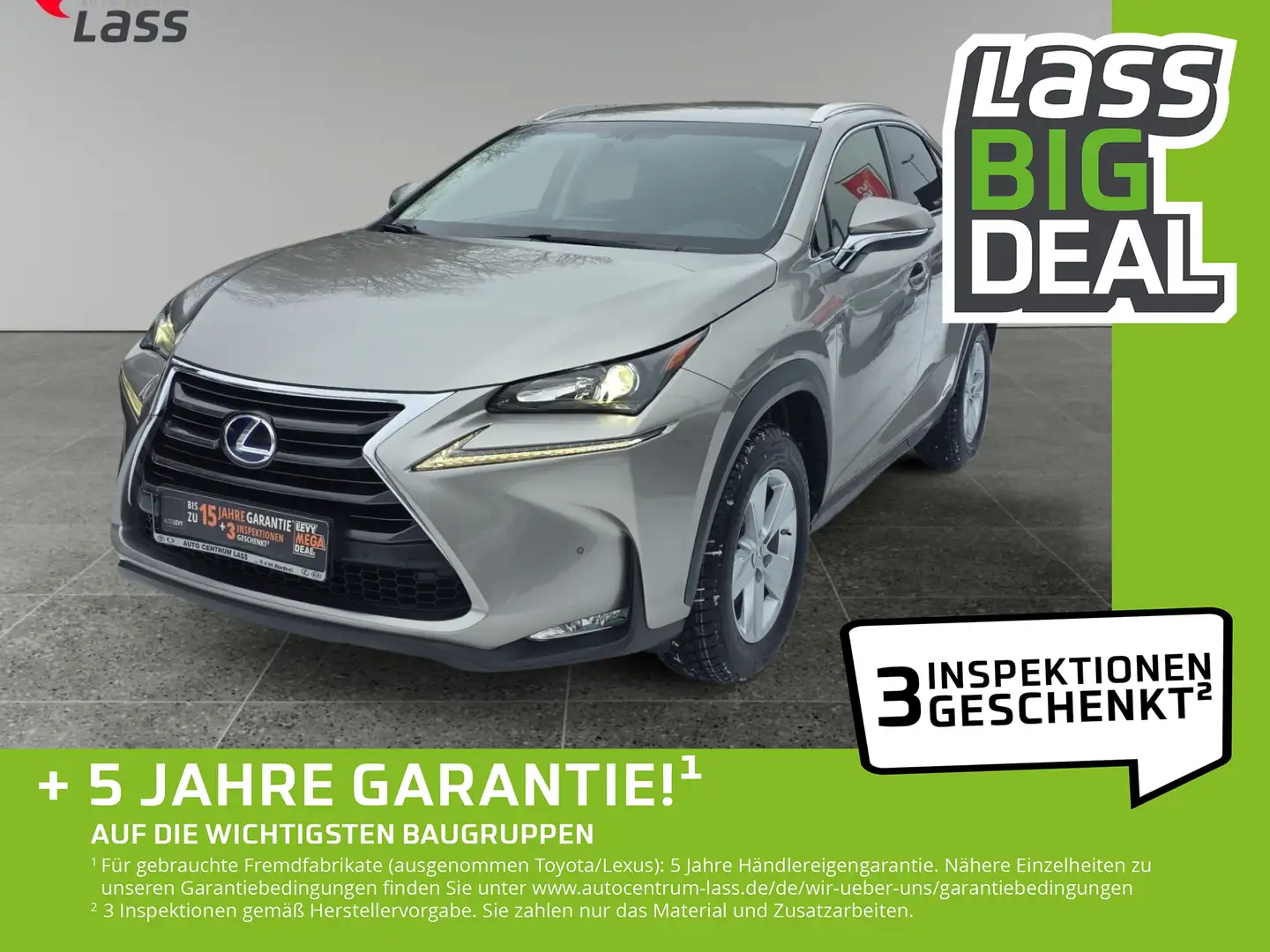 Lexus NX 300 h 2.5 Hybrid Executive Line Kamera Leder LM Argent - 1