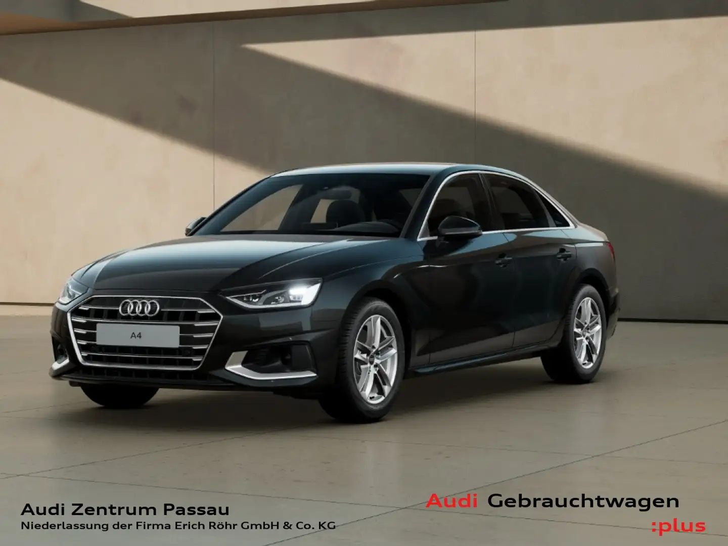 Audi A4 Limousine 35 TDI advanced S tro. LED virt. Cock.+ Schwarz - 1