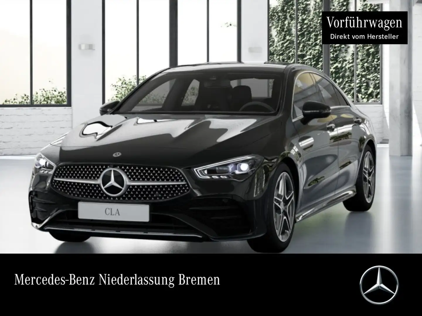 Mercedes-Benz CLA 180 AMG+PANO+360°+AHK+MULTIBEAM+TOTW+KEYLESS Schwarz - 1