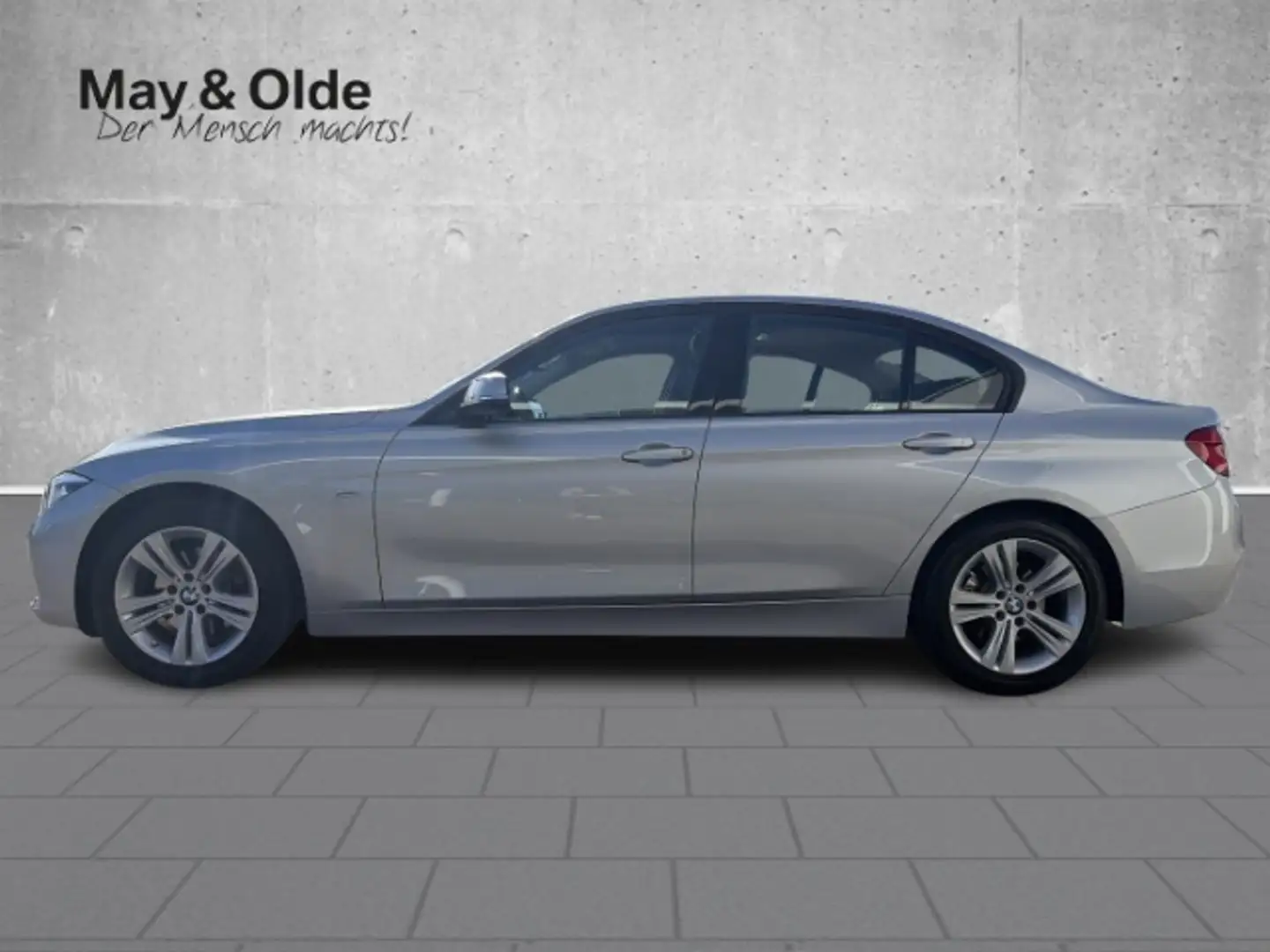 BMW 320 d Lim. Aut. Sport Line LED Navi HuD Sitzhzg Zilver - 2