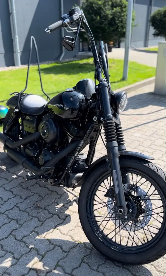 Harley-Davidson Dyna Super Glide Custom !UNIKAT! Negru - 2