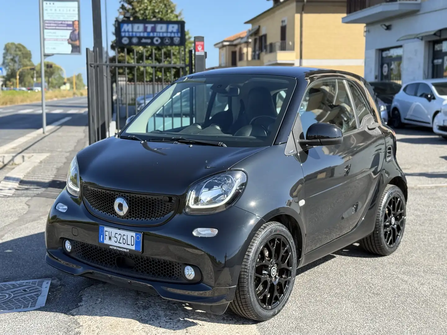 smart forTwo 70 SUPERPASSION TWINAMIC PELLE NERA CLED Negru - 1