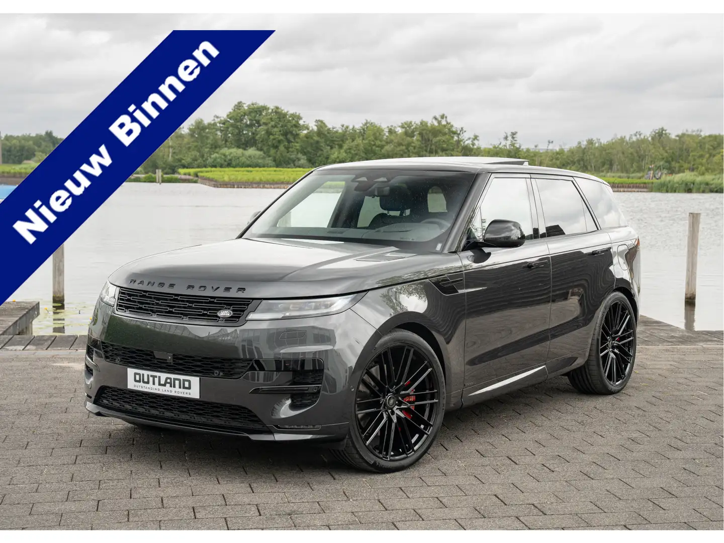 Land Rover Range Rover Sport P550e Autobiography | 24" inch Custom Wielen | Ful Grijs - 1