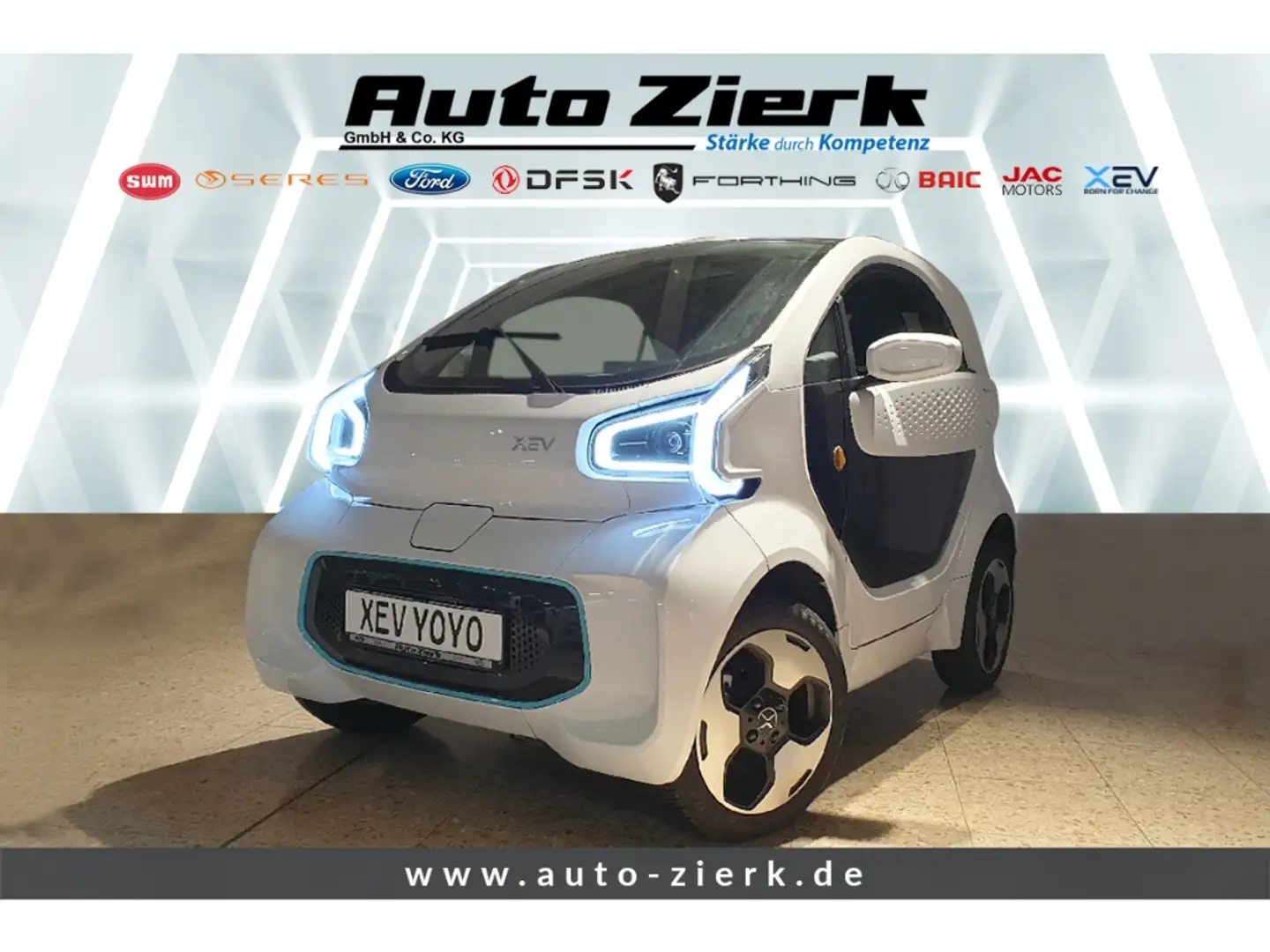 XEV Yoyo Automatik Apple Car Play Bluetooth Ganzjahresreife Weiß - 1