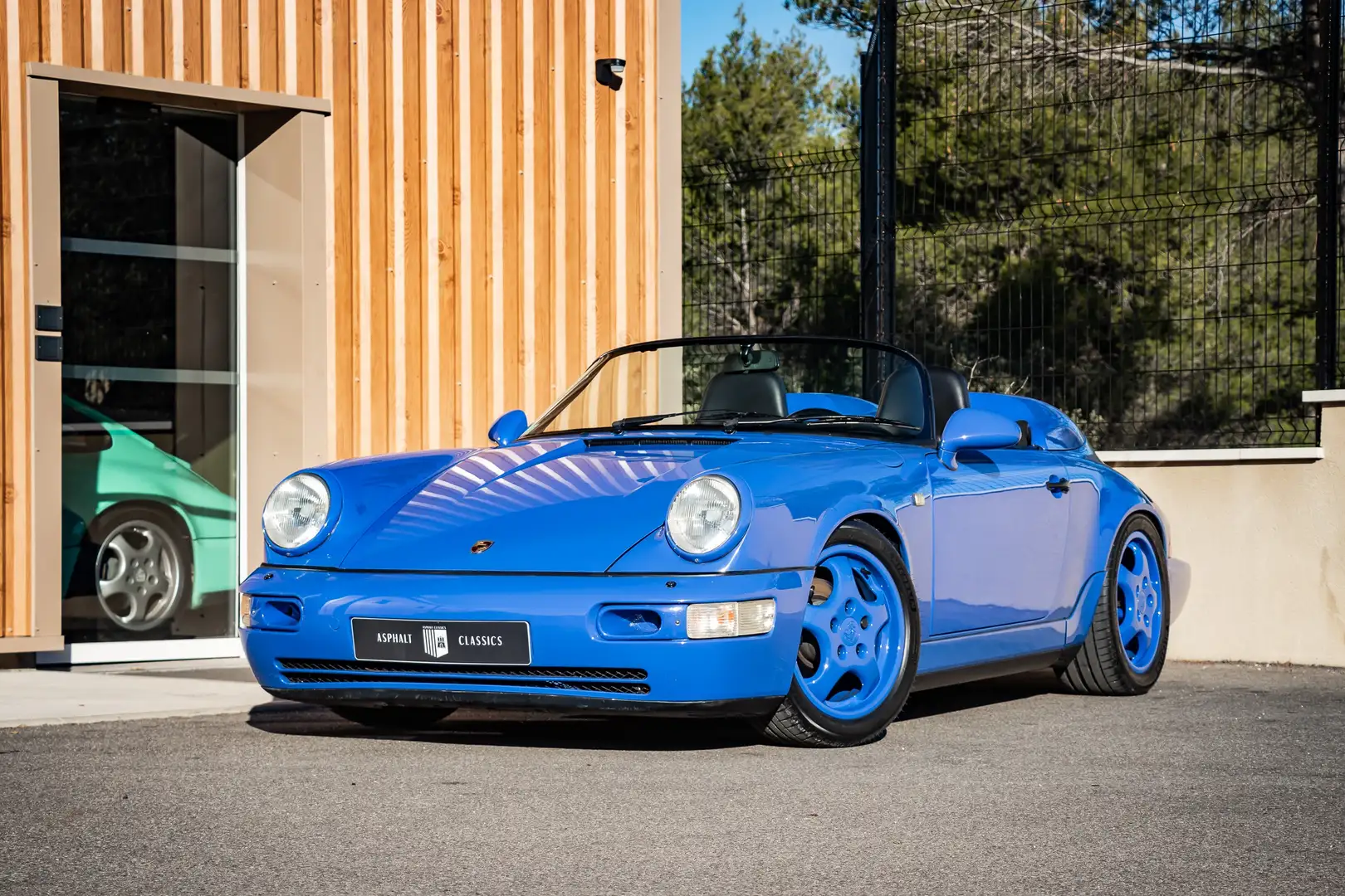 Porsche 911 964 Speedster Bleu - 1