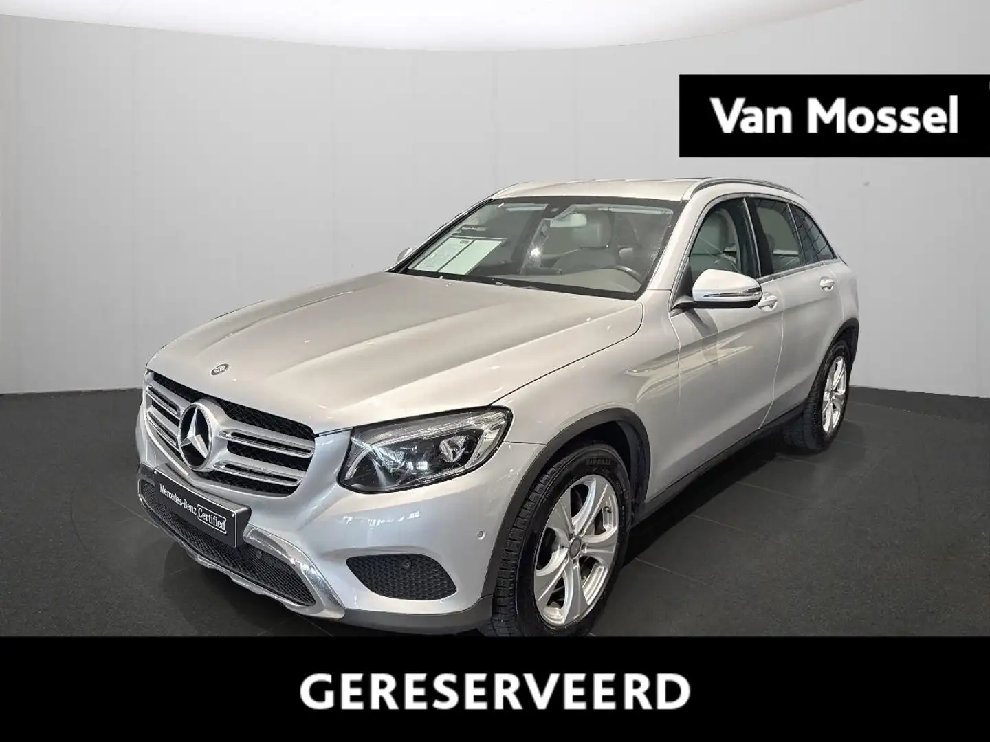 Mercedes-Benz GLC 220 220d + LEDER + LED + GPS + PARKEERSENSOREN + 1y US Silber - 1