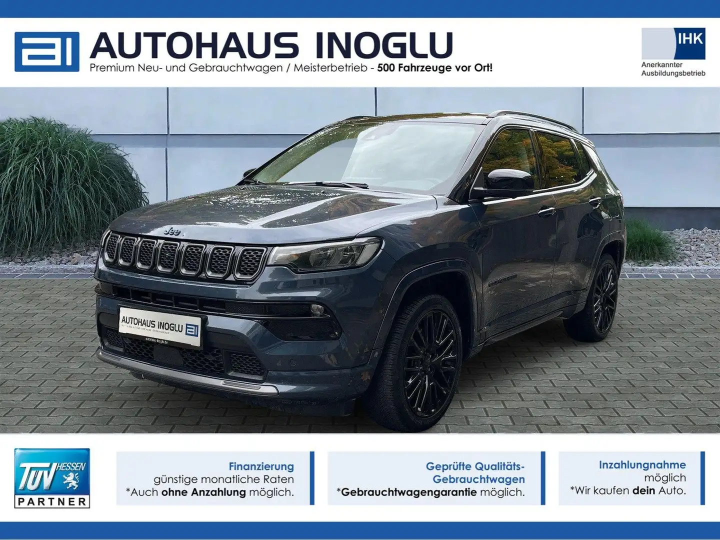 Jeep Compass S PHEV 4xe*Navi*LED*360°*Virtual*Alpine Blau - 1
