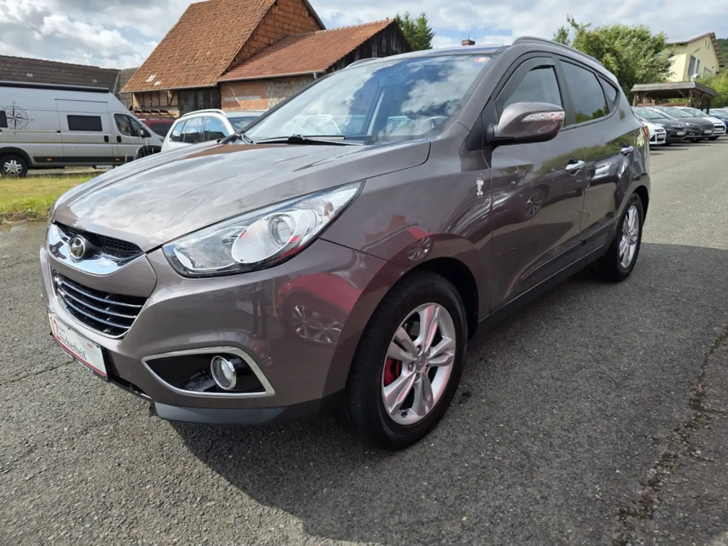 Hyundai iX35 Premium AWD AHK SHZ KLIMA VOLL-LEDER Marrone - 1