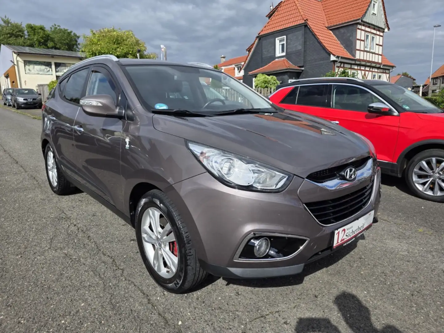 Hyundai iX35 Premium AWD AHK SHZ KLIMA VOLL-LEDER Marrone - 2