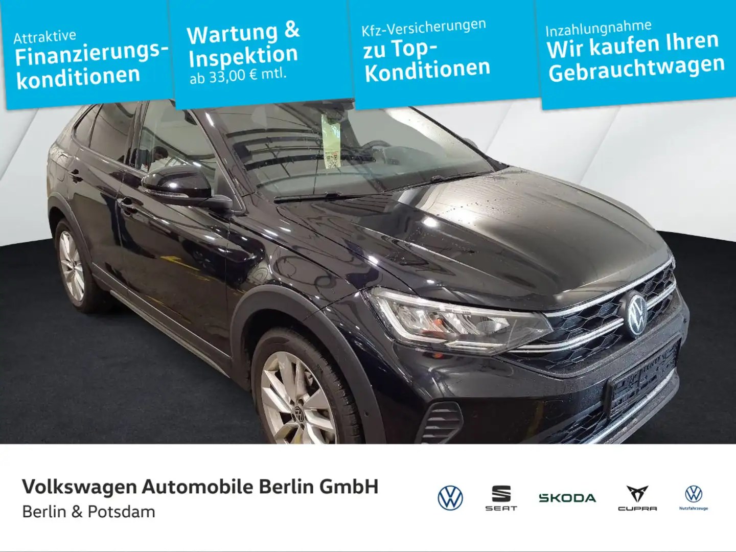 Volkswagen Taigo 1.0 TSI Goal Navi LED ParkAssist Sitzhzg. Schwarz - 1