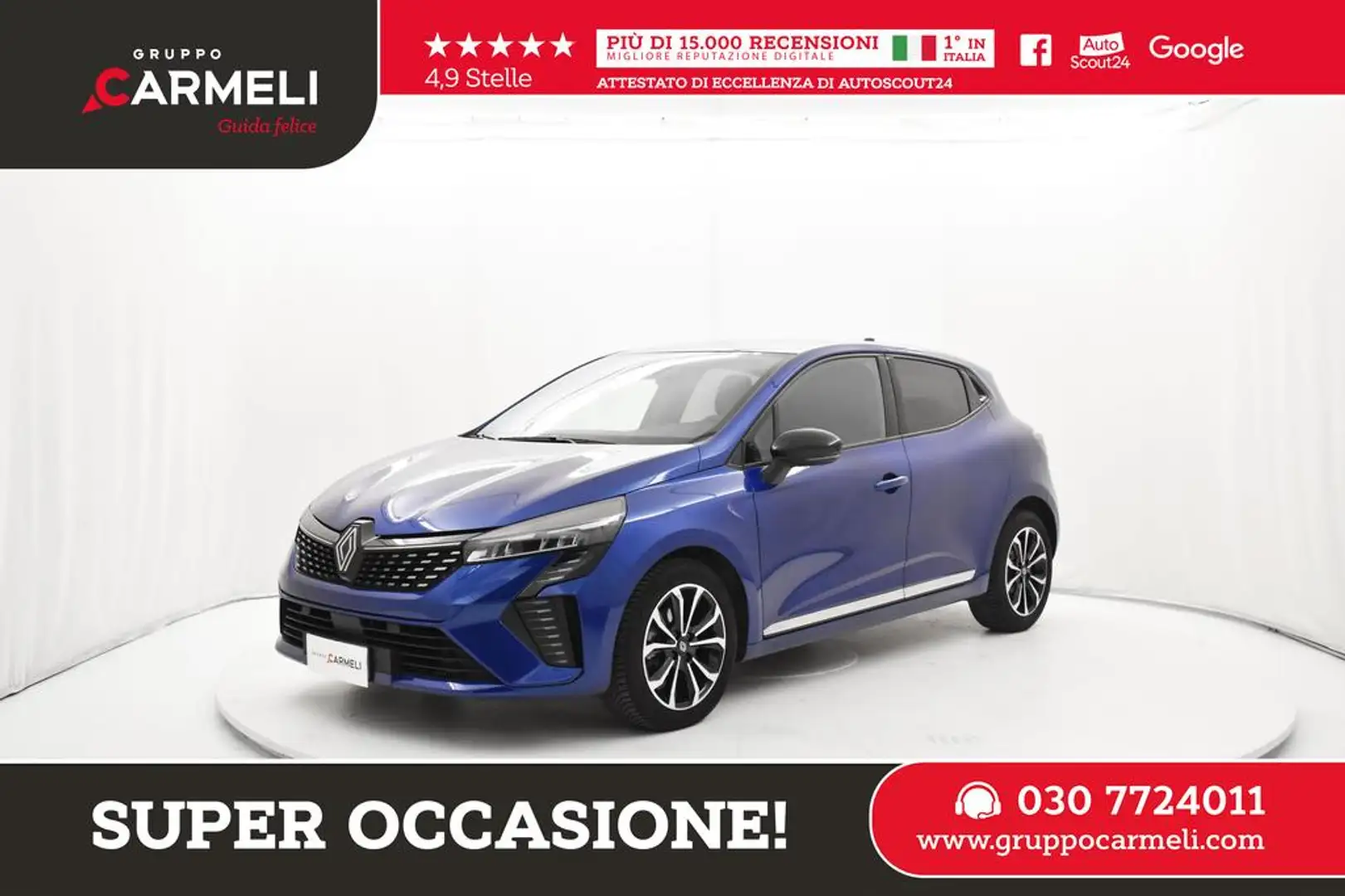 Renault Clio 1.0 tce Techno 90cv Blu/Azzurro - 1